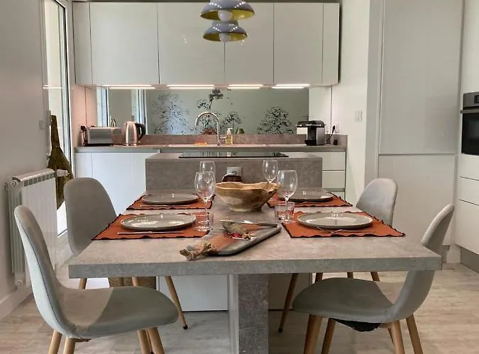 公寓 Superbe Avec Jardin Saint Charles 比亚里茨